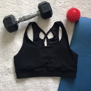90 Degree By Reflex Laced Back Sports Bra